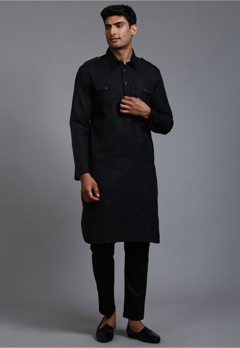 Maslin Paithani Suits - Black