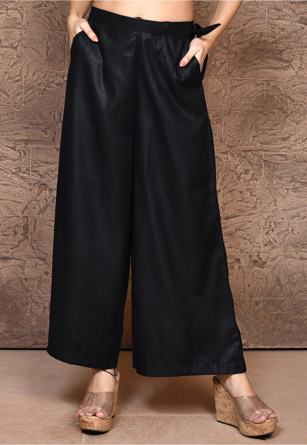 Joie Florence Crop Wide Leg Pants In Black | ModeSens
