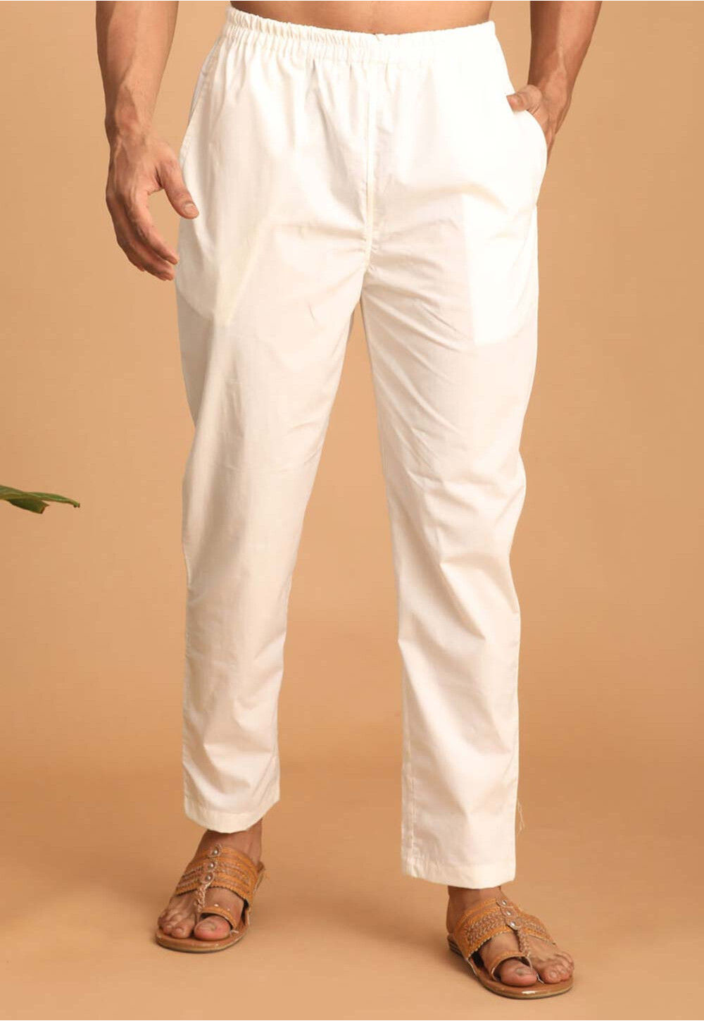 Buy Go Colors Women Cream Cotton Pants (XXL) Online at Best Prices in India  - JioMart.