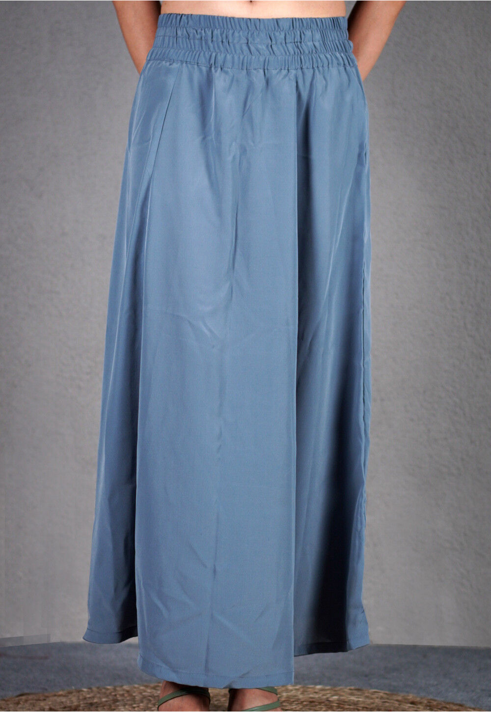 Solid Color Satin Petticoat in Beige : UAC302