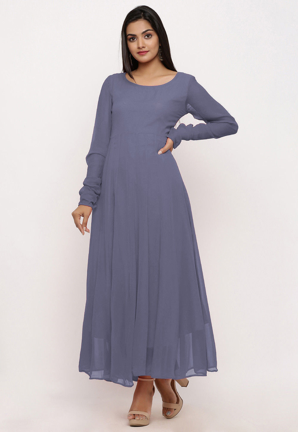 Plain sales anarkali kurta