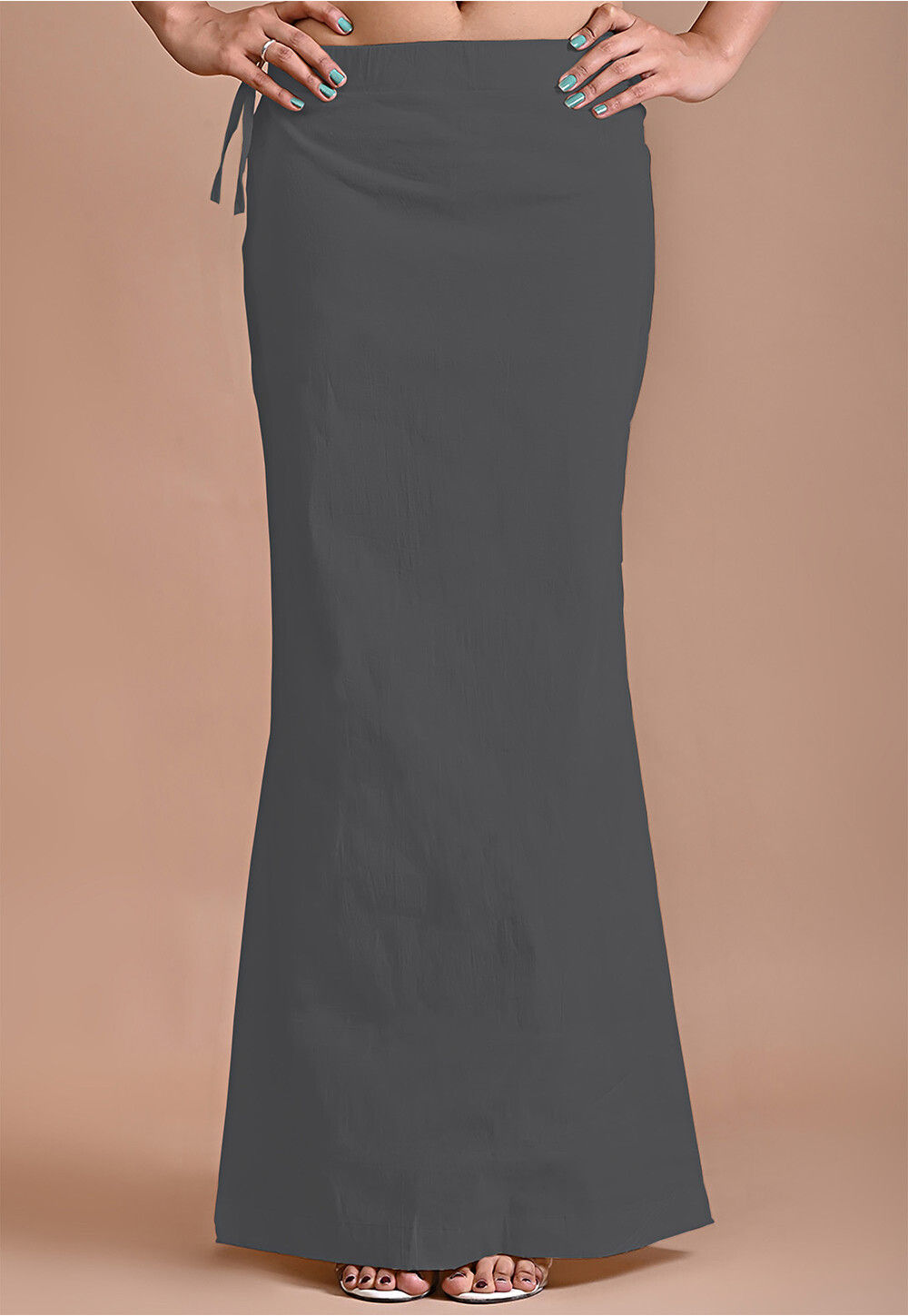 Cotton Lycra Plain Saree Shapewear Petticoat For Women Lycra Shape