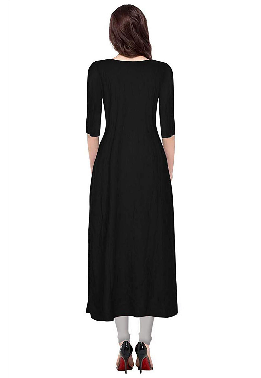 Grey Short Sleeve Rayon Front Open Kurta main image 1