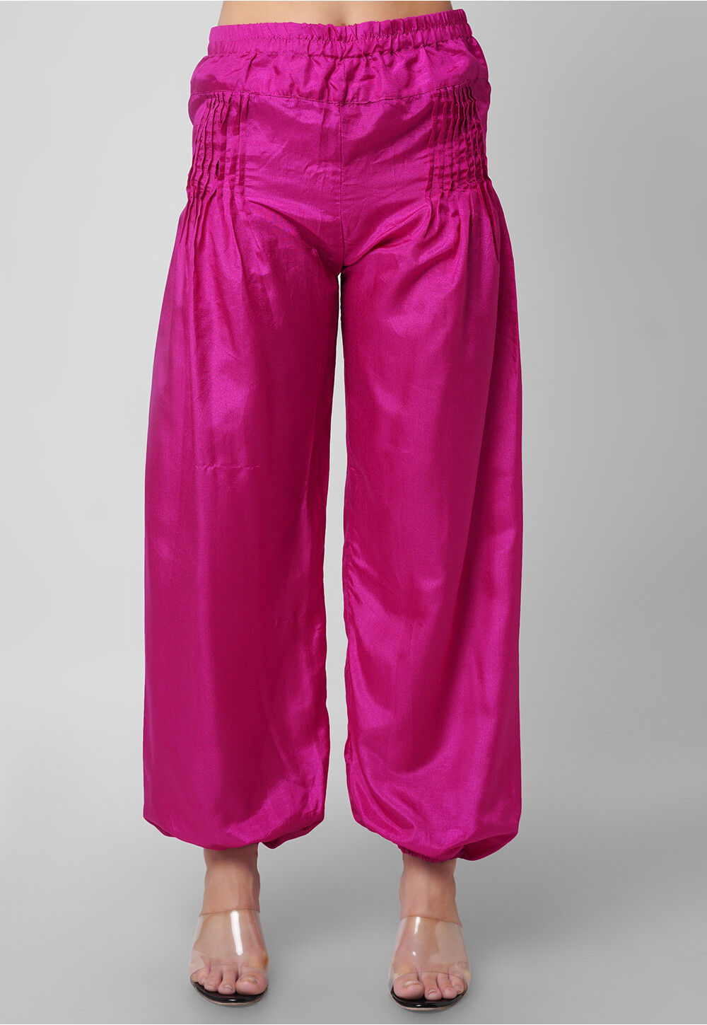KAC Solid Color Loose Cotton Linen Casual Pants Home Harem Pants | KOODING