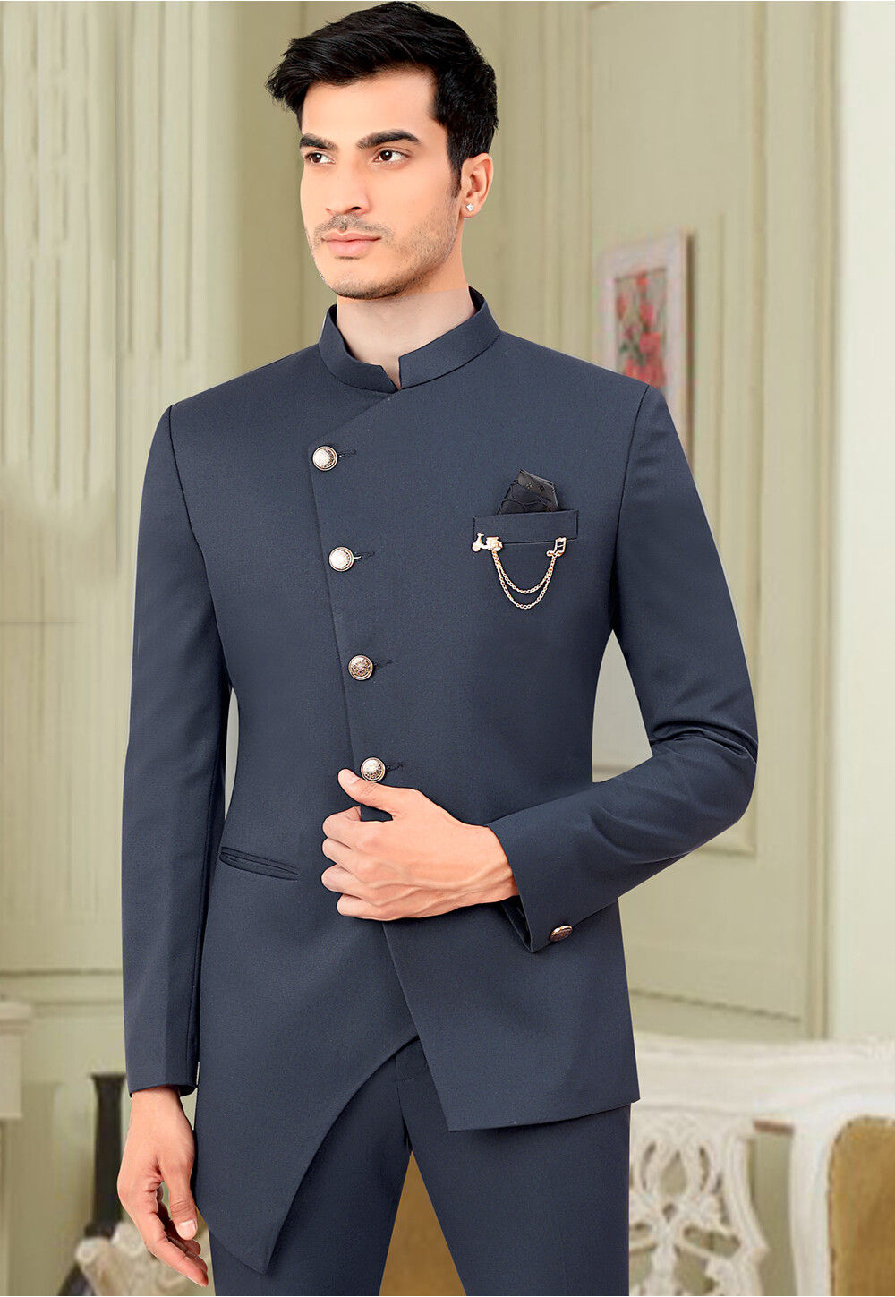 Jodhpuri jacket with jeans clearance