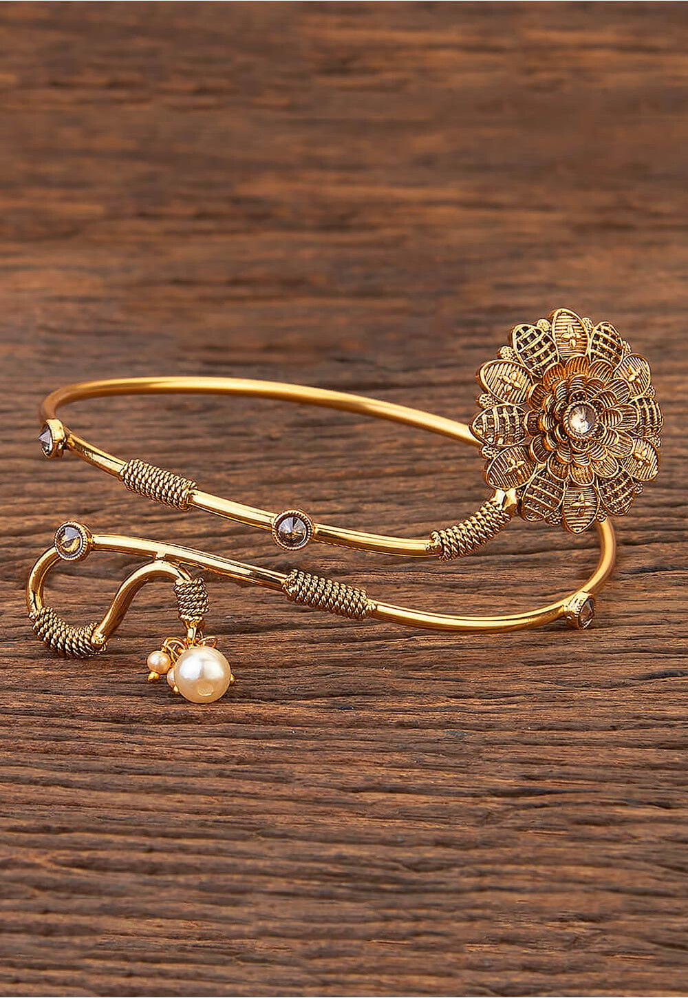 Buy Stone Studded Adjustable Armlet Online : JKC7427 - Utsav Fashion