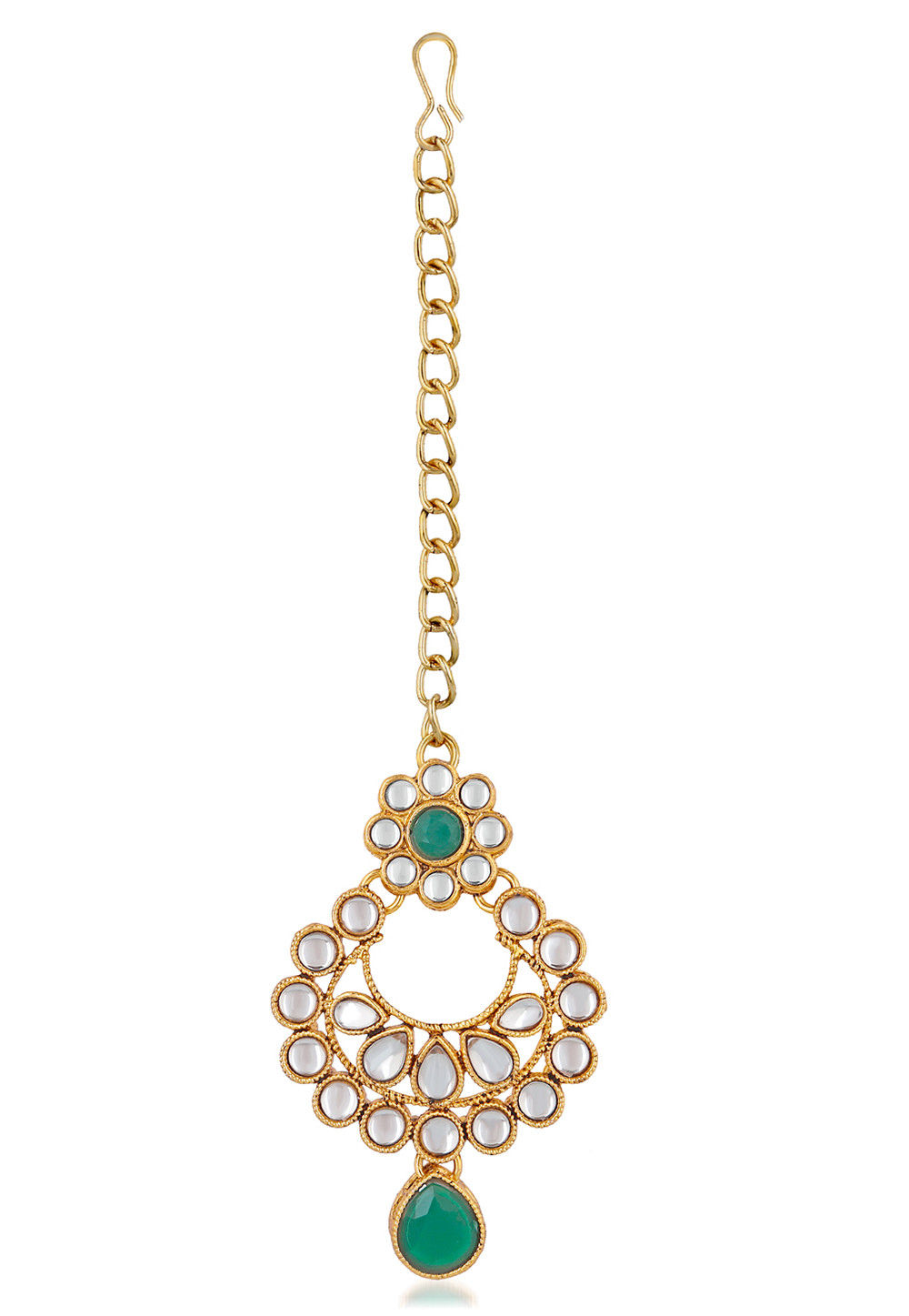 Buy Stone Studded Necklace Set Online : JRL2422 - Utsav Fashion