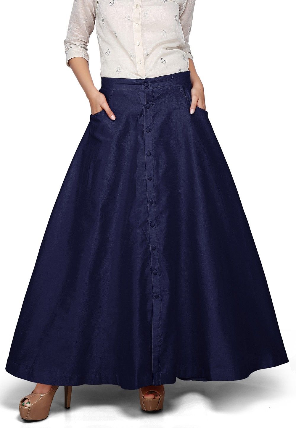 Long Blue Skirt 66