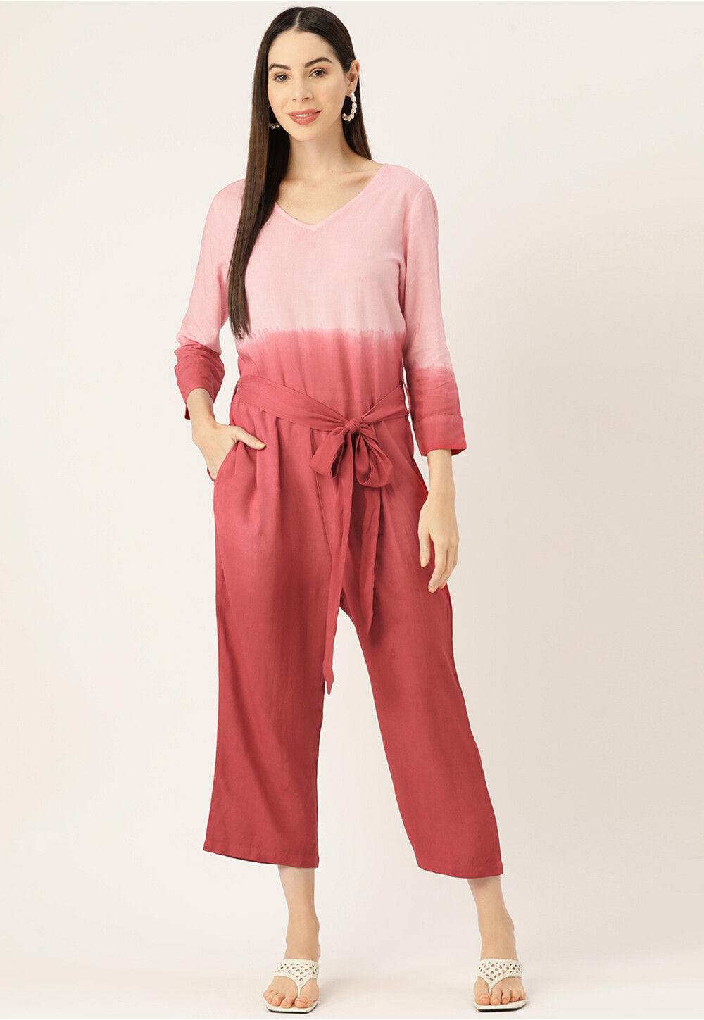 Old rose sales jumpsuit