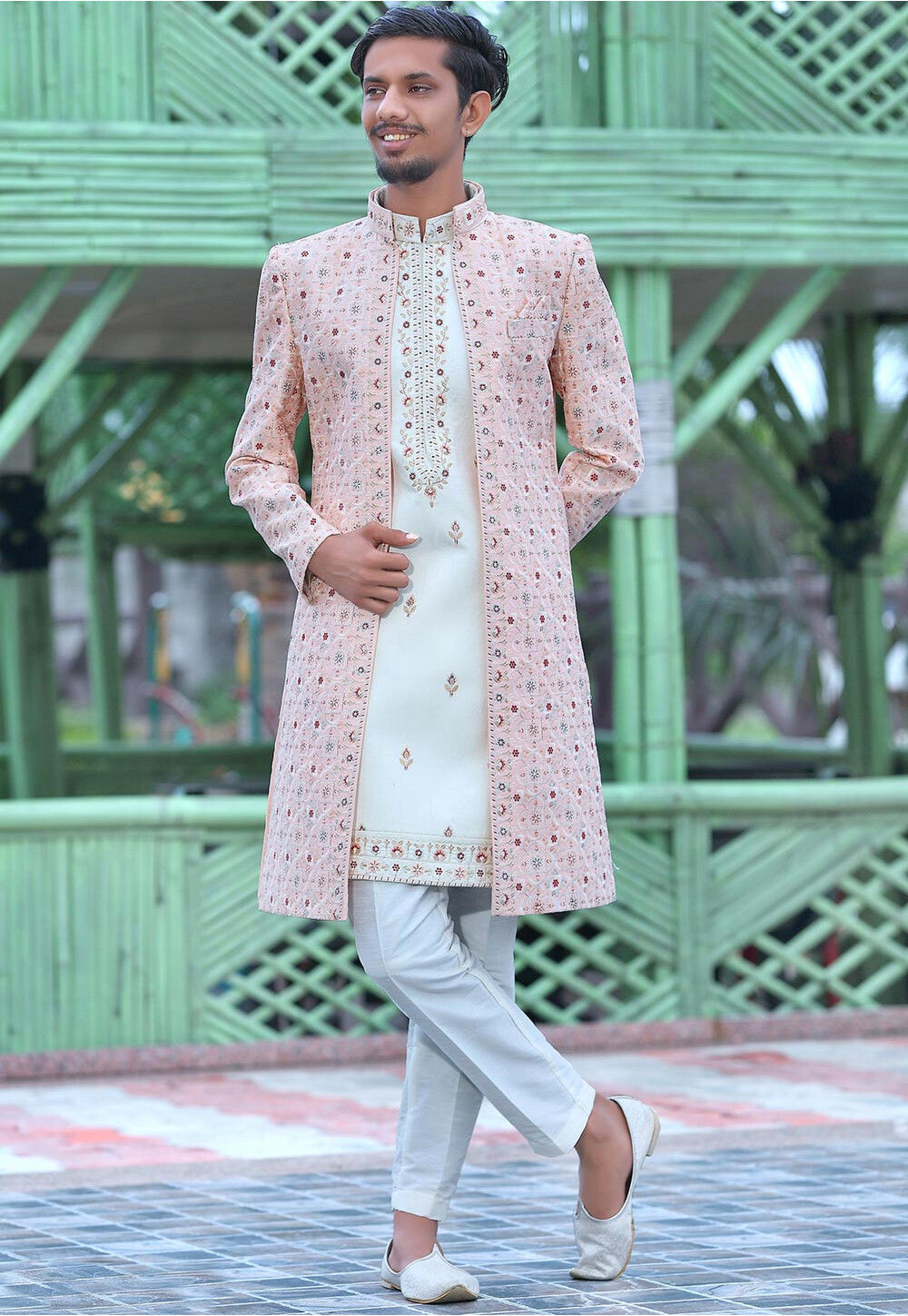 Jacket online style sherwani