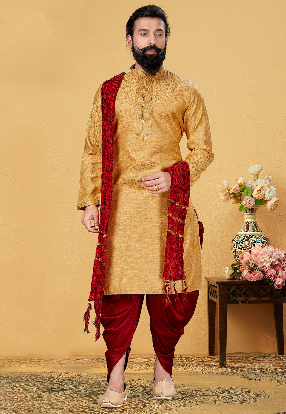 Designer dhoti kurta for wedding shop