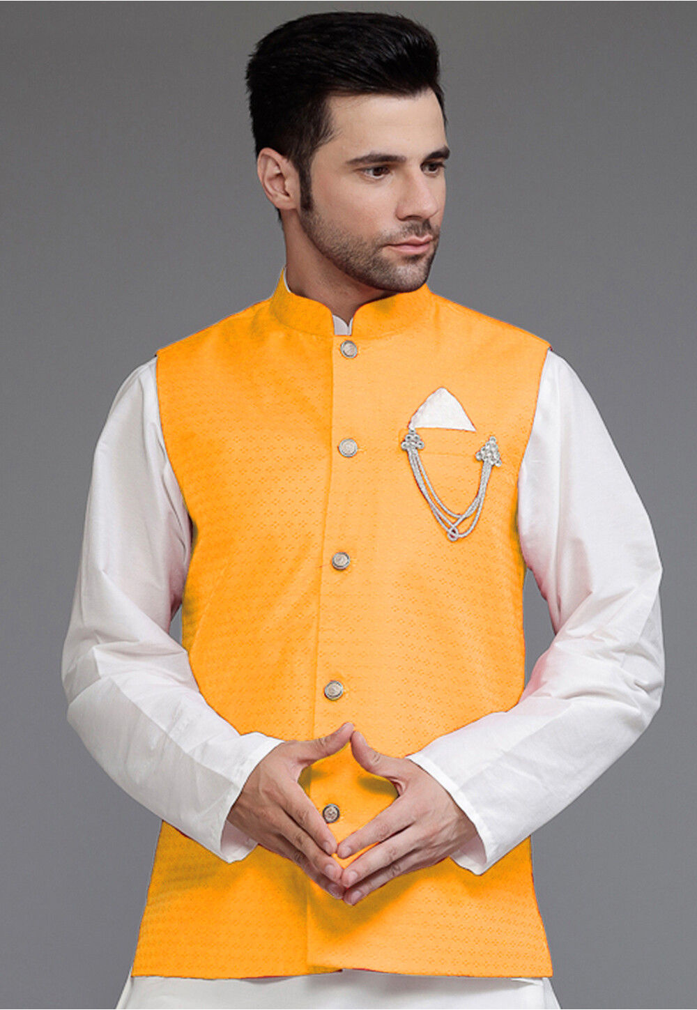 Treemoda Bronze Nehru jacket For Men Stylish Latest Design Suitable fo –  Yard of Deals