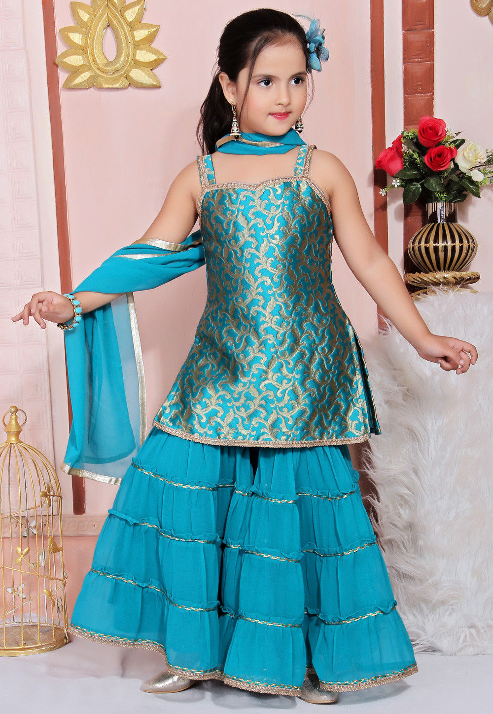 Asian Indian/Pakistani Girls Children Kids Wedding/party Clothes- 4 to 16  years | eBay