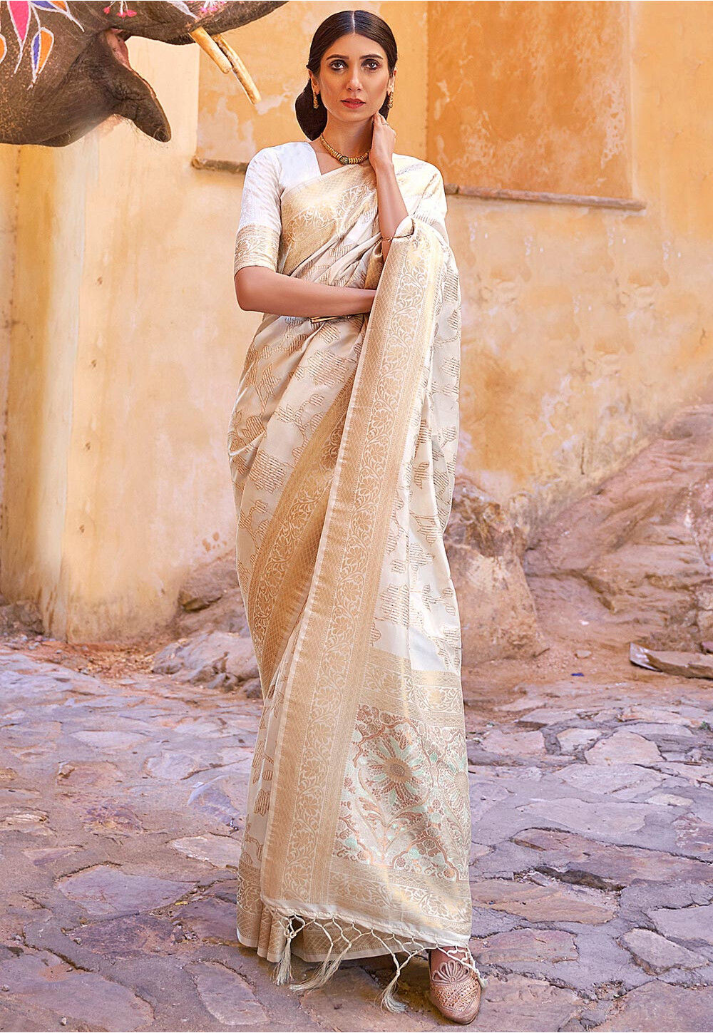Woven Design Art Silk Saree main image 1