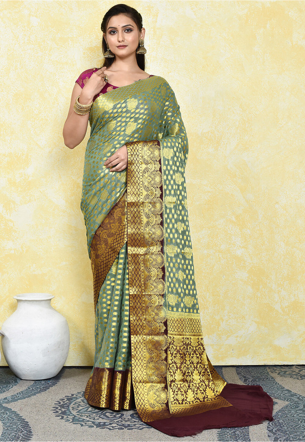 Display 147+ bangalore silk saree latest