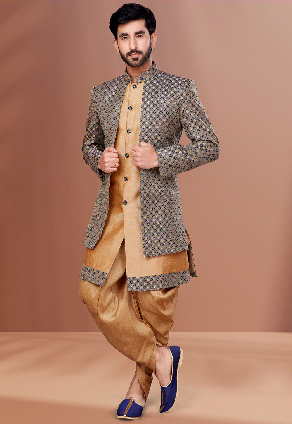 Dhoti style sherwani 2025