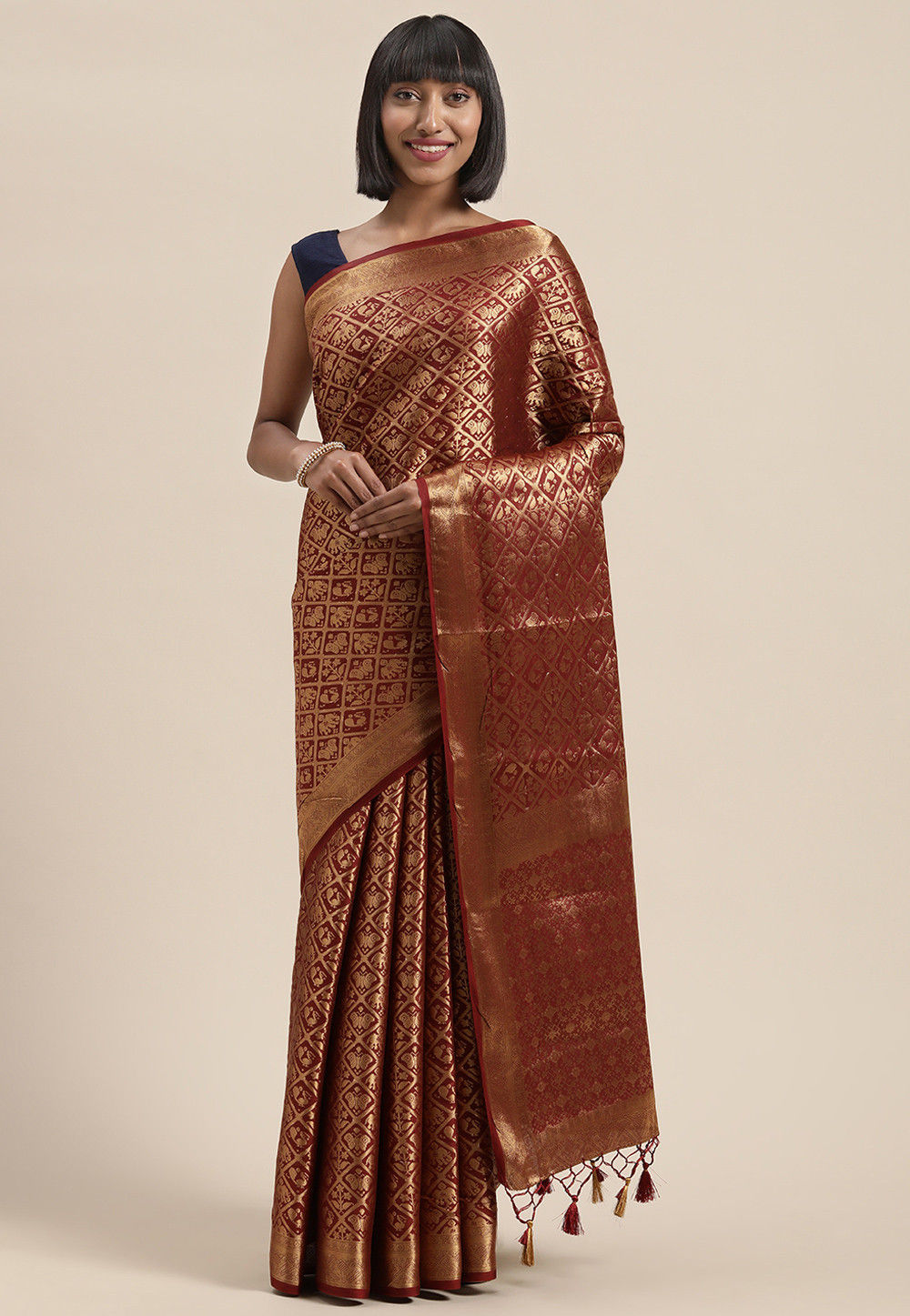 Mysore Silk Saree at Rs 4000/piece | Chennai | ID: 23559498262