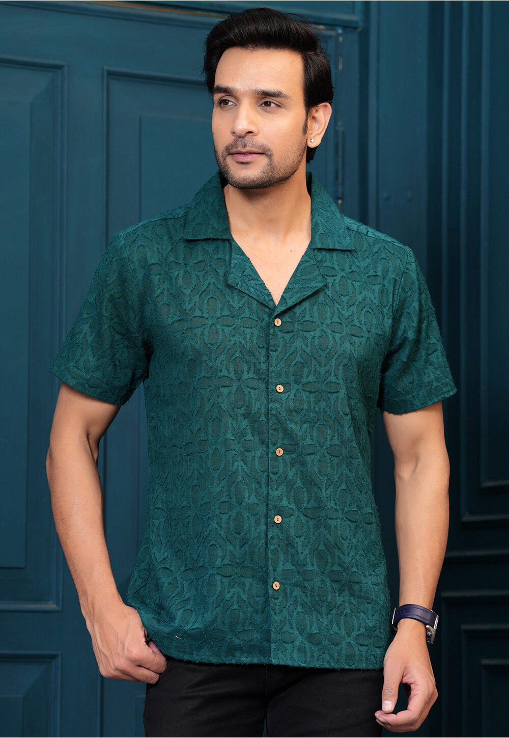 mame Wildflower Jacquard Shirt（mame 20AW Floral Cut Jacquard