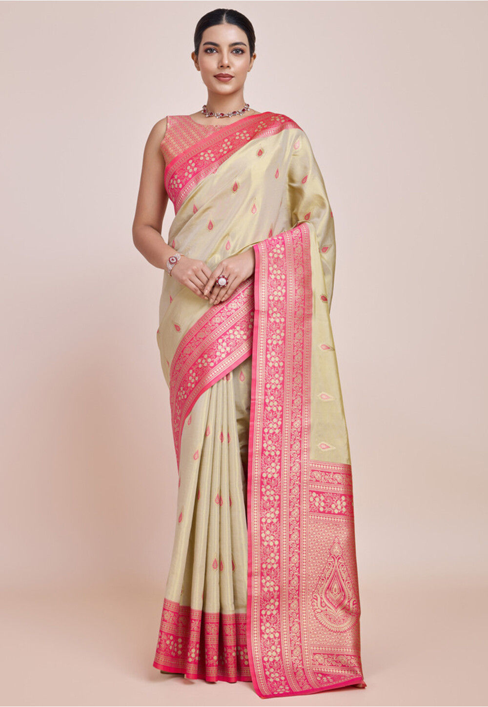 Vagdevi Tissue Saree main image 0