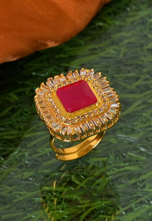 Rasiya American Diamond Finger Ring – AG'S