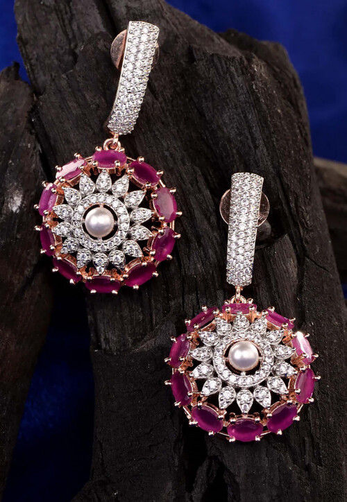 American Diamond Studded Earrings