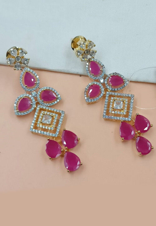 American Diamond Studded Earrings