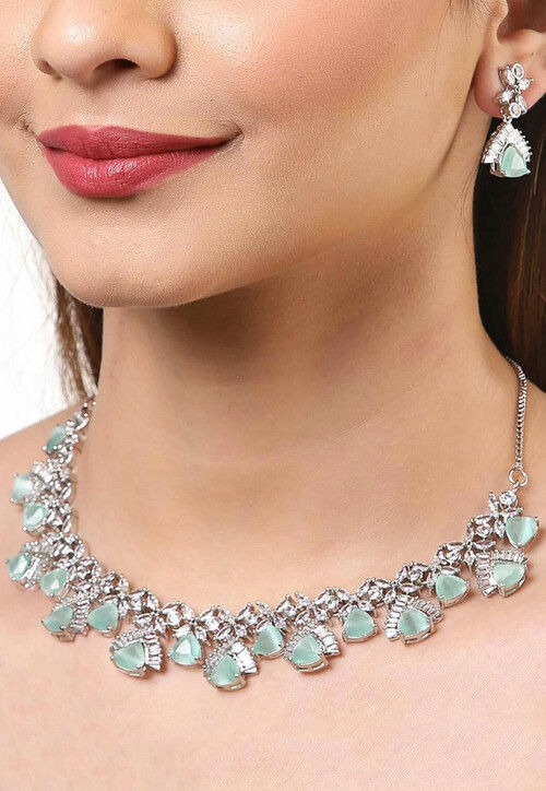 American diamond set online shopping sales