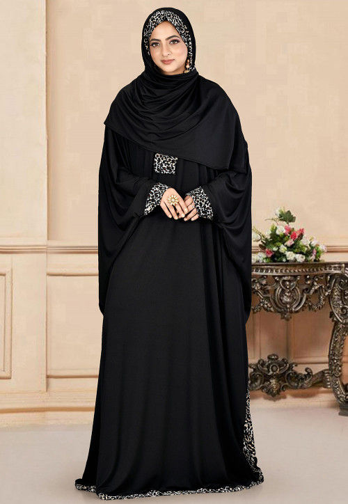 All black abaya on sale
