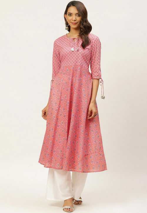 Order Bagru Printed Kurtis one piece dresses Online From Shakambhari  Enterprises,Jaipur