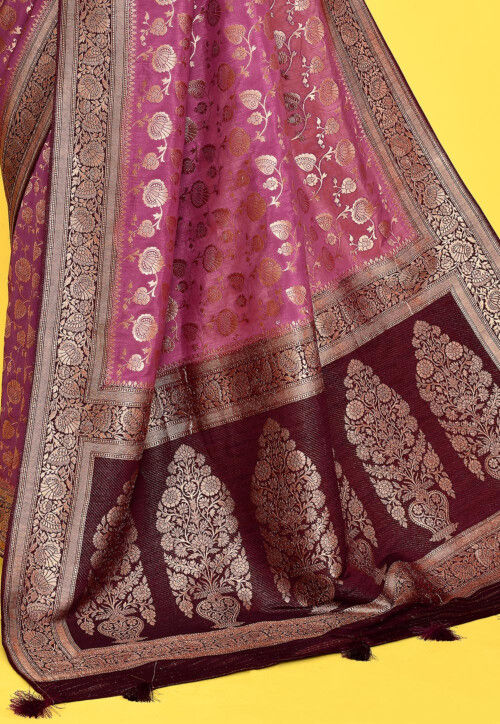Banarasi Saree in Purple