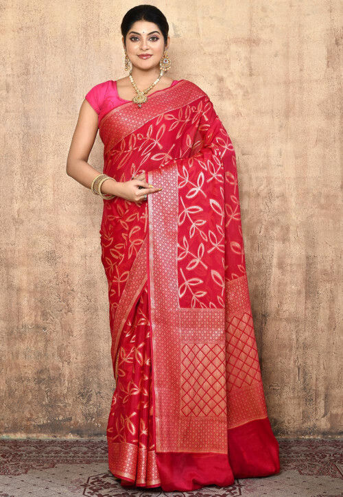 Body Designed Multicolor Pure Banarasi Georgette Sarees, 6.3 m (with blouse  piece) at Rs 1999 in Surat