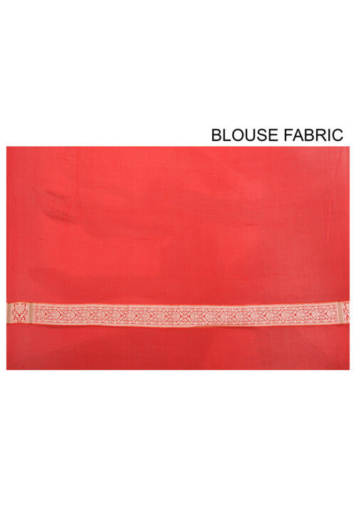 Banarasi Pure Georgette Silk Saree in Red