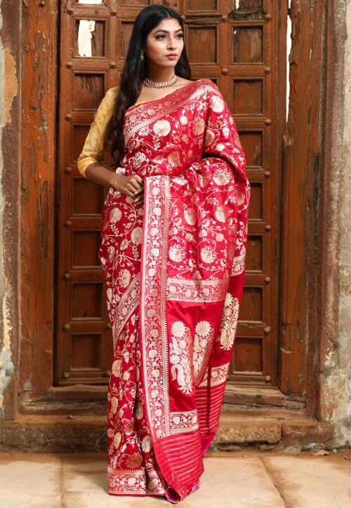Pure Banarasi Katan Silk Sarees | Prashanti | 24 Apr 2023 - YouTube