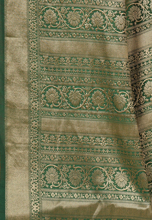 Banarasi Muga Silk Saree in Beige