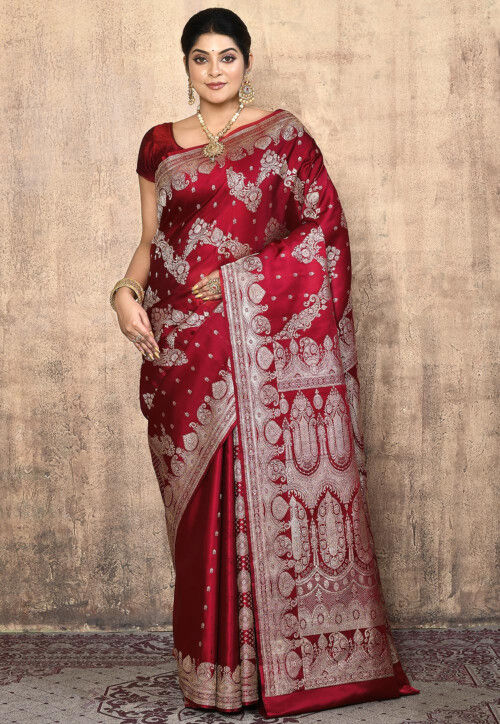 Banarasi Pure Silk Saree - Designer Sarees Rs 500 to 1000 - SareesWala.com