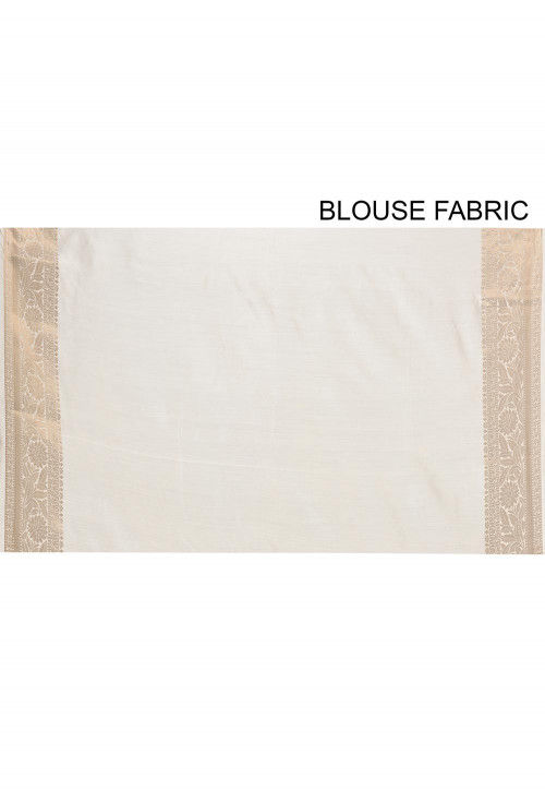 Banarasi Silk Saree in Off White