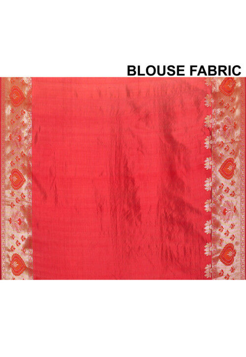 Banarasi Pure Silk Saree in Red