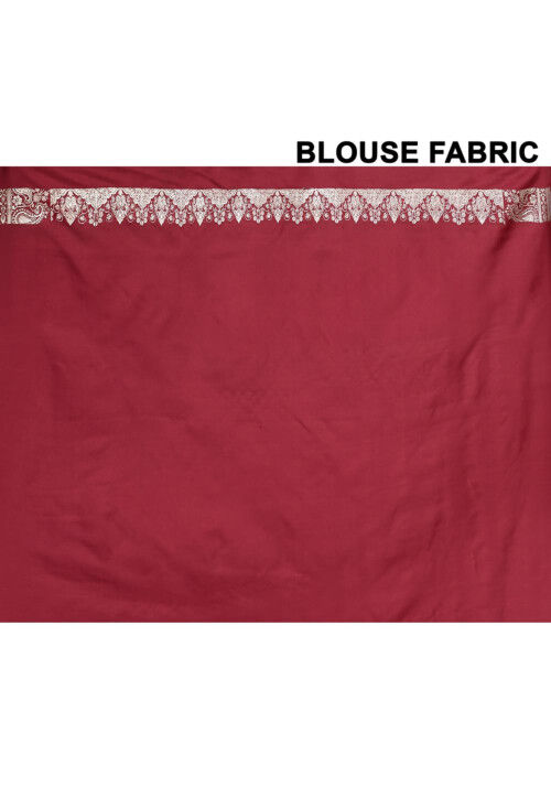 Banarasi Pure Silk Saree in Red