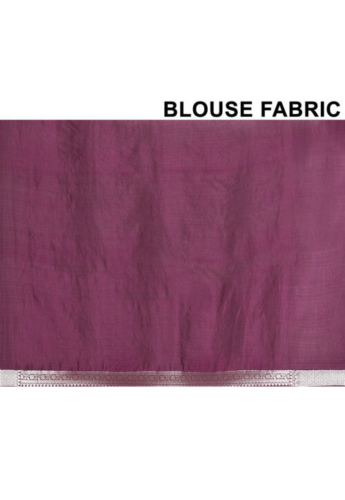 Banarasi Pure Silk Saree in Wine