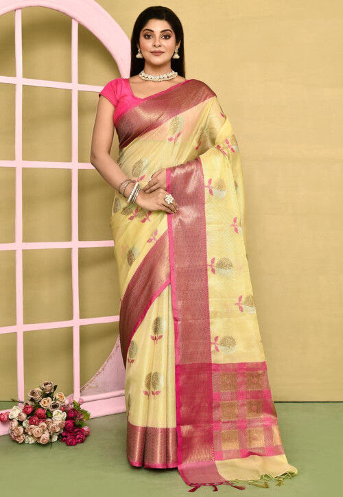 Banarasi Saree in Beige