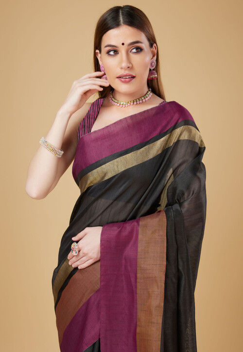 Banarasi Saree in Black