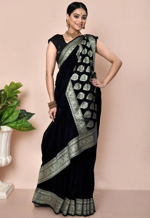 Banarasi Saree in Black