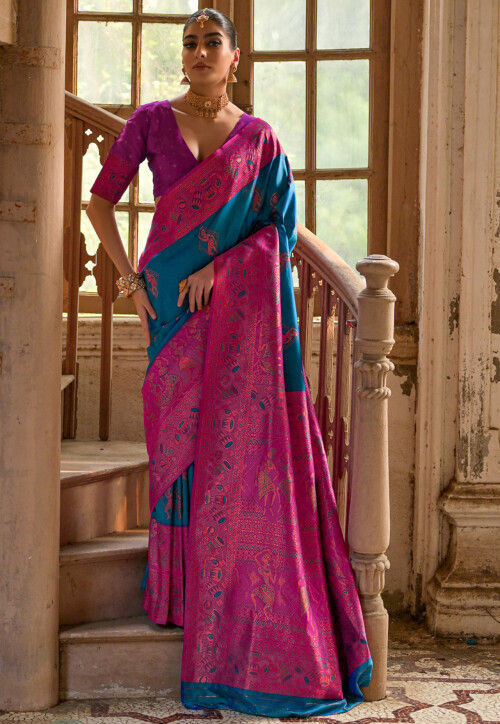 Banarasi Saree in Blue