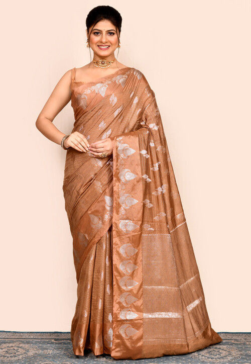 Banarasi Saree in Brown