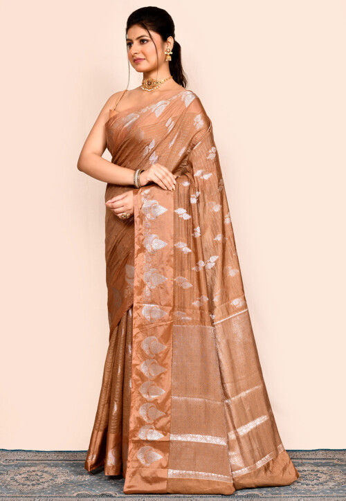 Banarasi Saree in Brown