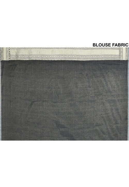 Banarasi Saree in Dark Grey