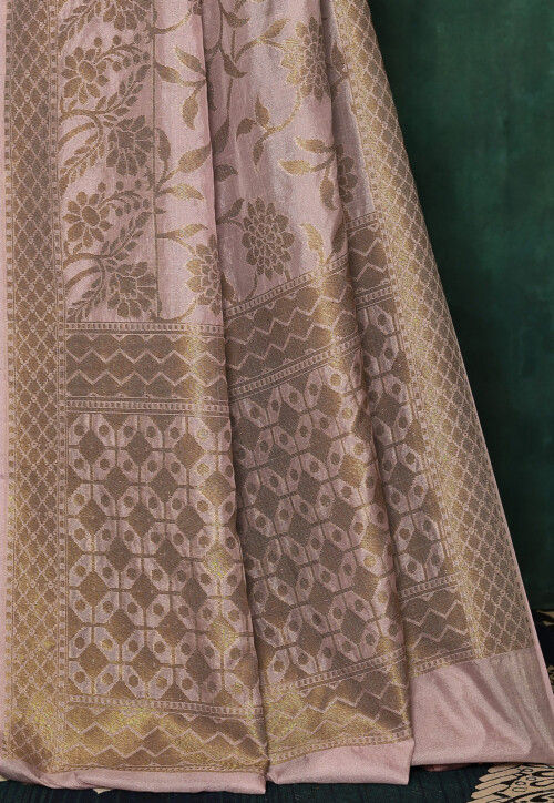 Banarasi Saree in Dusty Purple
