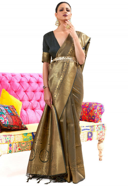 Banarasi Saree in Golden