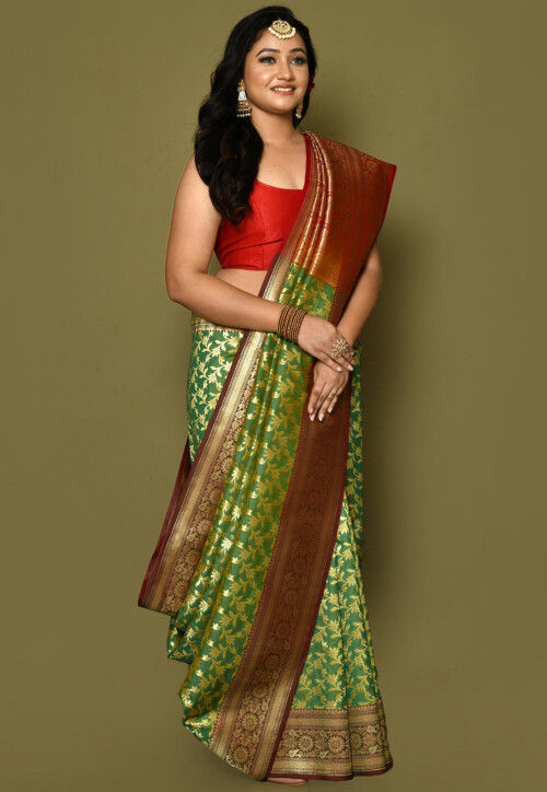 Banarasi Saree in Green