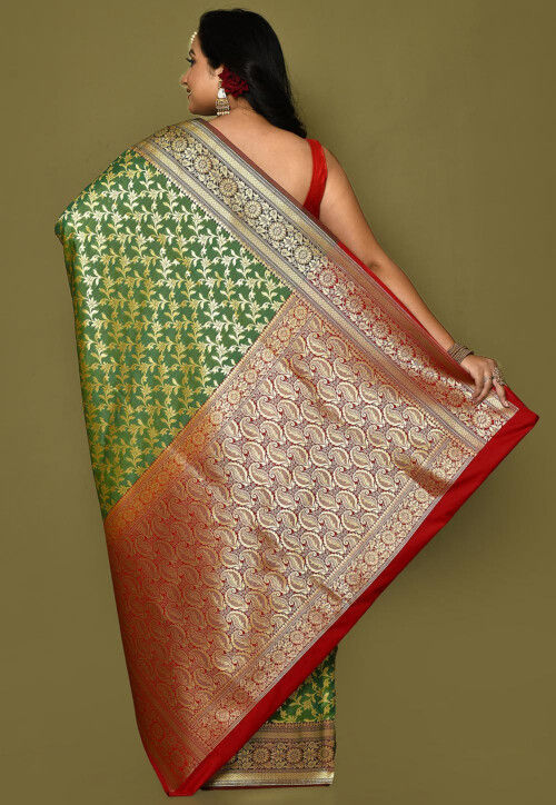 Banarasi Saree in Green